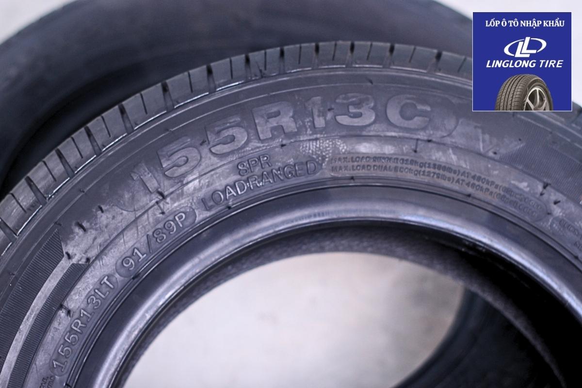 Vỏ lốp ô tô LingLong 155R13C 8PR(HB) GREEN-Max Van