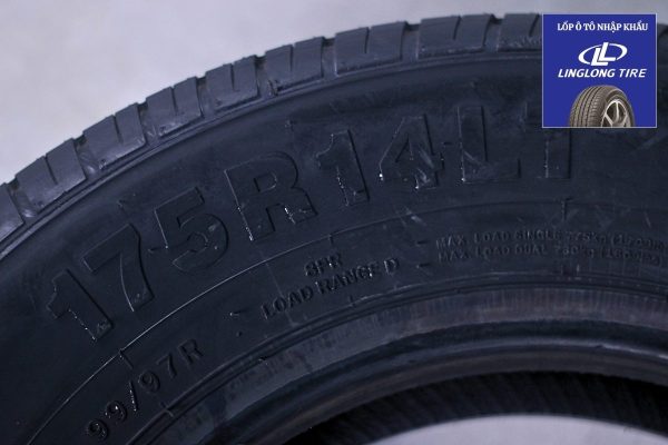 Vỏ lốp ô tô LingLong 175R14LT 8PR (HB) GREEN-Max Van