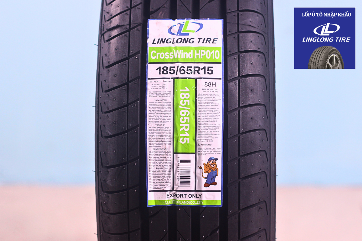 Vỏ Lốp Ô Tô LingLong 185/65R15 CrossWind HP010